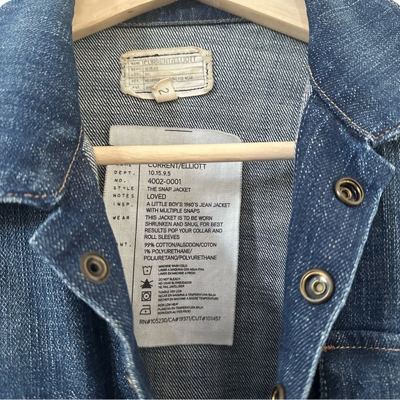 Current Elliott  The Snap Jacket Sz S - Picture 8 of 10